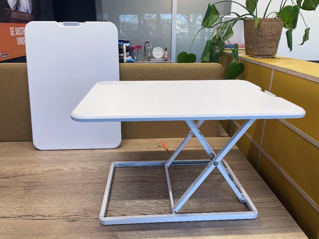 bureau verhoger (2x), Diversen, Bureau-accessoires, Ophalen, Zo goed als nieuw