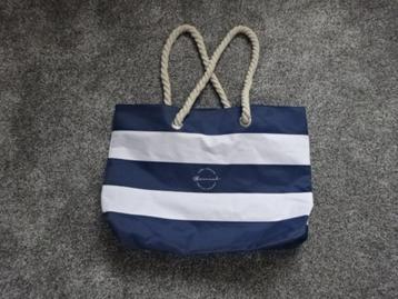 Isabel Bernard (strand) tas / marineblauw - wit beschikbaar voor biedingen
