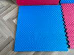 4 Nieuwe Fitness Puzzelmatten - Blauw/Rood - 1x1m en 2cm dik, Sport en Fitness, Vechtsporten en Zelfverdediging, Ophalen, Overige