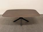 Deens ovale eettafel HPL walnoten 200x100, Huis en Inrichting, Tafels | Eettafels, 100 tot 150 cm, 200 cm of meer, Ophalen of Verzenden