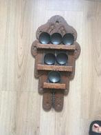 Antieke Tinnen Lepels (6) op Houder 1968, Antiek en Kunst, Ophalen of Verzenden