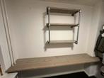 Bureau planken en wandrek, Ophalen, Gebruikt