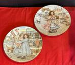 2x NSPCC kerst wandbord Love/Christmas Wish, Royal Worcester, Ophalen
