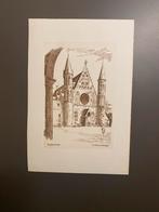 Foto/prent Ridderzaal Den Haag - Niet Gelopen, Foto, Ophalen of Verzenden, Zo goed als nieuw, 1940 tot 1960