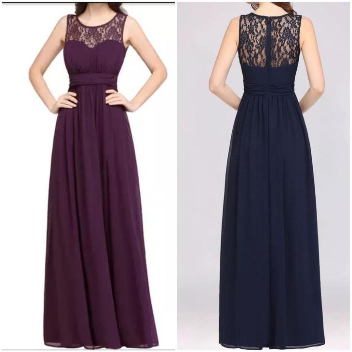 nieuwe galajurk maat 34 en 52 paars, Kleding | Dames, Gelegenheidskleding, Nieuw, Galajurk, Maat 34 (XS) of kleiner, Paars, Ophalen of Verzenden