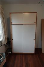 Vintage Pastoe kledingkast met schuifdeuren, Ophalen, Gebruikt, 100 tot 150 cm, 200 cm of meer