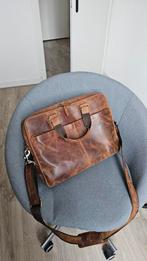 18" Stilord leren laptoptas (2 maanden oud), Computers en Software, Laptoptassen, Ophalen, 17 inch of meer, Zo goed als nieuw