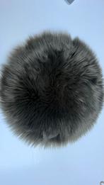 Zacht, grijs decoratie kleedje - Nieuwstaat, Minder dan 50 cm, 50 tot 100 cm, Rond, Ophalen of Verzenden