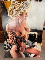 Origineel schilderij van jack tribeman, Antiek en Kunst, Kunst | Schilderijen | Modern, Ophalen