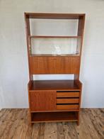 Poul cadovius klm system teak kast vintage design, Huis en Inrichting, Kasten | Vitrinekasten, 25 tot 50 cm, Zo goed als nieuw