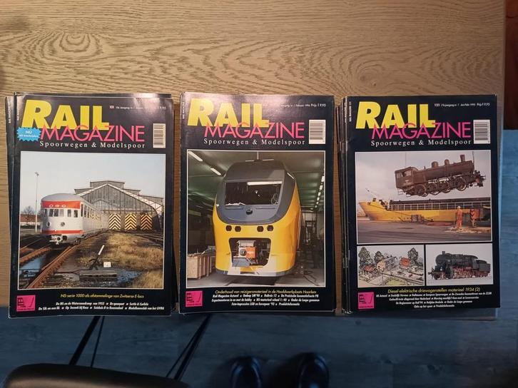 Railmagazine 1991-1995 en 2006-2010, Verzamelen, Spoorwegen en Tramwegen, Zo goed als nieuw, Trein, Boek of Tijdschrift, Ophalen