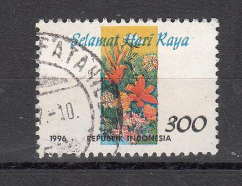 Maleisia bloemen Selamat Hari Raya, Postzegels en Munten, Postzegels | Azië, Gestempeld, Zuid-Azië, Verzenden