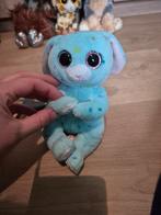 ty beanie blauw gekleurde konijn knuffel skippy, Ophalen of Verzenden, Zo goed als nieuw, Konijn