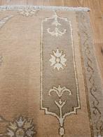 Handgeknoopt oosters tapijt nepal 60x71, Info@SlatsAntiek.nl, 50 tot 100 cm, Crème, Perzisch