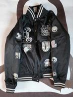 Nike × By Parra 'Underachieving Loners' varsity jacket M, Maat 48/50 (M), Zwart, Nike, Ophalen of Verzenden