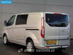 Ford Transit Custom 130PK Automaat Dubbel Cabine L1H1 ACC Ca, Auto's, Bestelauto's, Lederen bekleding, Stof, Euro 6, 4 cilinders