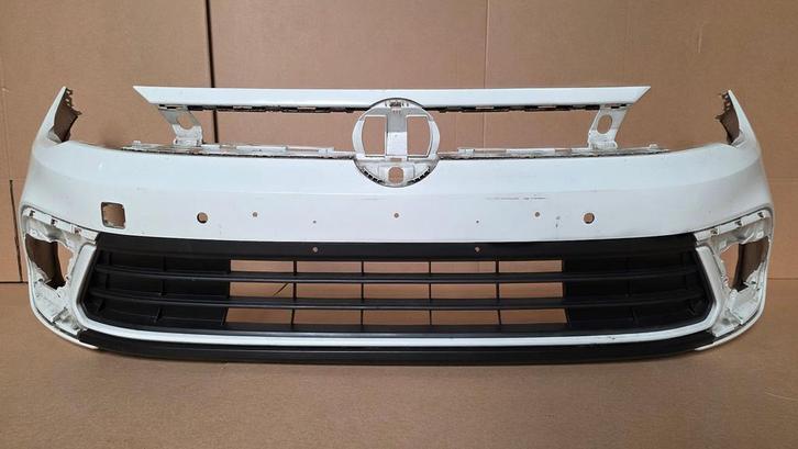 Voorbumper VW Polo 2G Facelift 4xPDC ORGINEEL BUMPER bj.2022, Auto-onderdelen, Carrosserie en Plaatwerk, Bumper, Voor, Gebruikt
