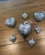 Kerstballen in de vorm van een hartje, Ophalen of Verzenden, Zo goed als nieuw