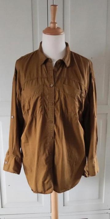 Hema blouse cognac kleurige maat XL/44 beschikbaar voor biedingen