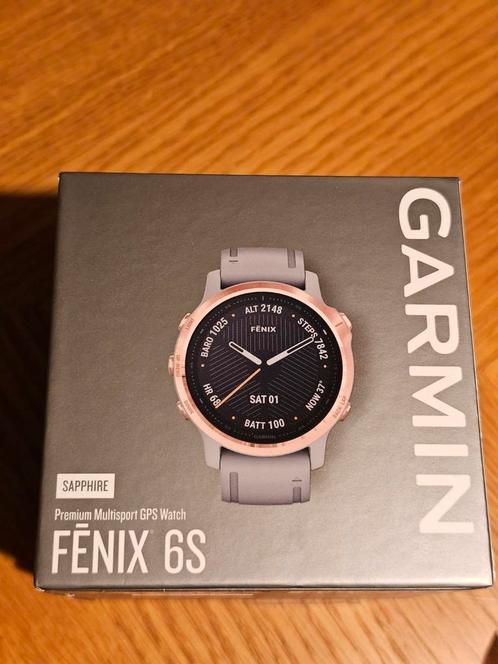 Garmin Fenix 6S Sapphire Rose Gold - Met extra's, Sieraden, Tassen en Uiterlijk, Smartwatches, Gebruikt, Android, Roze, Afstand