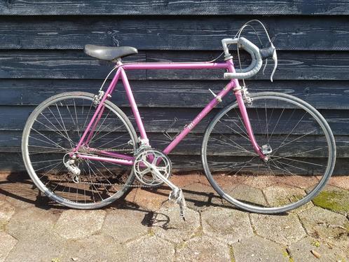 Vintage Mercier Sport Roze Racefiets Shimano 600 Sachs Retro, Fietsen en Brommers, Fietsen | Racefietsen, Gebruikt, Heren, Overige merken