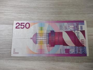 Biljet 250 gulden Vuurtoren, 1985 beschikbaar voor biedingen