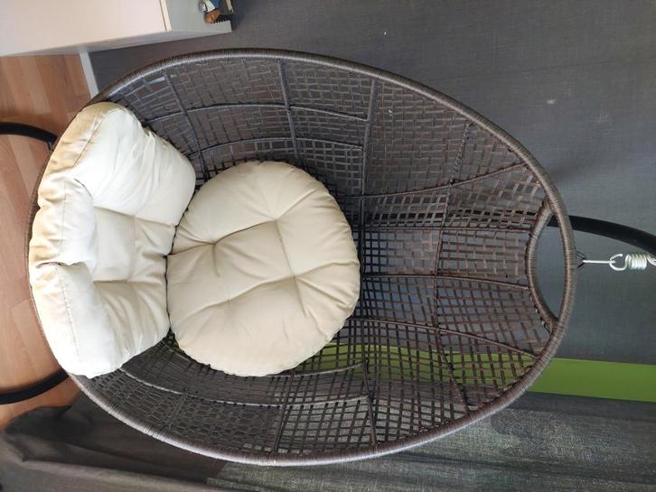 Ei stoel egg hangstoel, Tuin en Terras, Tuinstoelen, Gebruikt, Ophalen