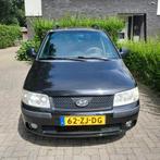 Hyundai Matrix 1.6 2008 Zwart hoge zit,, Auto's, Voorwielaandrijving, Matrix, Stof, 1599 cc