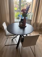 Ikea Eettafel met 4 Stoelen van de Ikea, Ophalen, Kunststof, 100 tot 150 cm, Rond