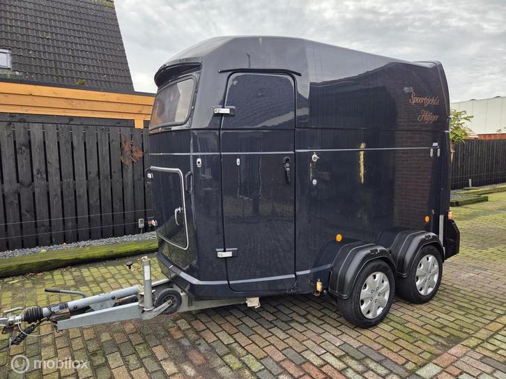 Westfalia 120882F 2 PAARDS TRAILER/ZEER MOOI/IETS WERK, Auto diversen, Aanhangers en Bagagewagens, Gebruikt