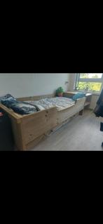 Steigerhout bed, Ophalen, Gebruikt, 90 cm, Eenpersoons