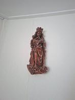 Antiek Mariabeeld met kind, Antiek en Kunst, Ophalen of Verzenden
