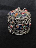Berber sieraden doosje en armband in een, Ophalen of Verzenden, Zilver