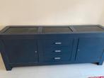 Blauwe dressoir, Huis en Inrichting, Kasten | Dressoirs, Ophalen, Gebruikt, 200 cm of meer, Industrial