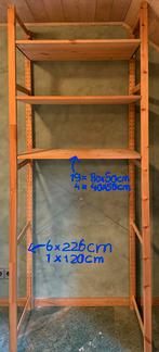 2,8 tot 3,6 meter robuuste Ikea Ivar stellingkast, Ophalen, Gebruikt