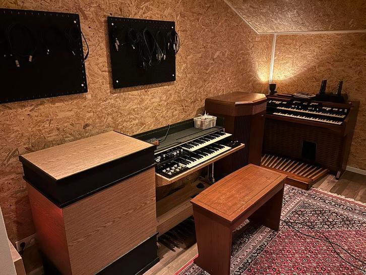 Hammond L-100 Porta B met Leslie 122, Muziek en Instrumenten, Orgels, Gebruikt, Hammondorgel, 2 klavieren, Ophalen