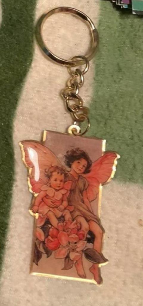 flower fairy Metalen sleutelhanger, Verzamelen, Ophalen of Verzenden, Nieuw
