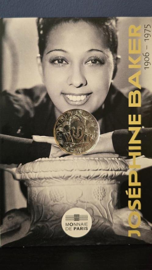 10 euro Coincard Frankrijk Josephine Baker 2025, Postzegels en Munten, Munten | Europa | Euromunten, 10 euro, Frankrijk, Zilver