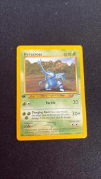 Pokemon Heracross 41/105 1st Edition Regular Neo Destiny, Ophalen of Verzenden, Gebruikt, Losse kaart