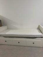 Ikea hemnes bed (ZSM WEG), Huis en Inrichting, Slaapkamer | Bedden, Ophalen, Gebruikt, Wit, Tweepersoons