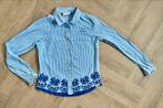 Looxs mooi blauw gedtreept bloesje maat 140, Overhemd of Blouse, Zo goed als nieuw, Looxs, Verzenden