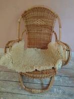 Gratis: Rotan stoel, Huis en Inrichting, Stoelen, Ophalen, Gebruikt, Bruin, Riet of Rotan