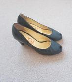 Leuke zwarte peeptoe schoenen, Ophalen, Zo goed als nieuw, Zwart