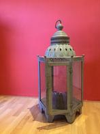 Marokkaanse lantaarn voor kaarsen, Huis en Inrichting, Woonaccessoires | Kandelaars en Kaarsen, Ophalen of Verzenden, Zo goed als nieuw