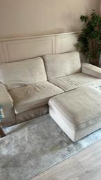 GRATIS gebruikte Kivik bank + hocker - 3-zits, Huis en Inrichting, Banken | Bankstellen, Ophalen, Gebruikt, 75 tot 100 cm, 200 tot 250 cm