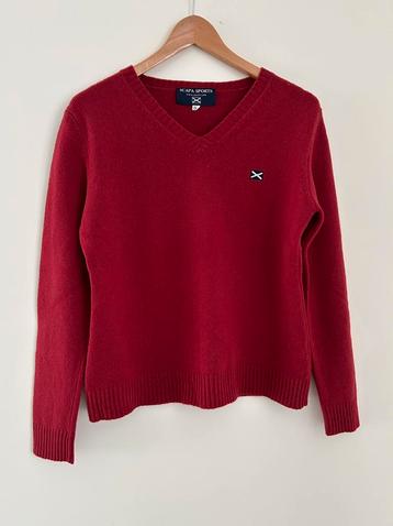 Scapa, rode, 100% wollen trui, maat 42/44 (XXL) beschikbaar voor biedingen