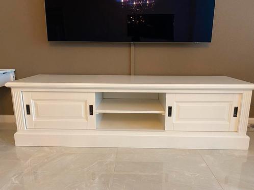 Witte tv kast, Huis en Inrichting, Kasten | Televisiemeubels, Zo goed als nieuw, Minder dan 100 cm, 150 tot 200 cm, 25 tot 50 cm