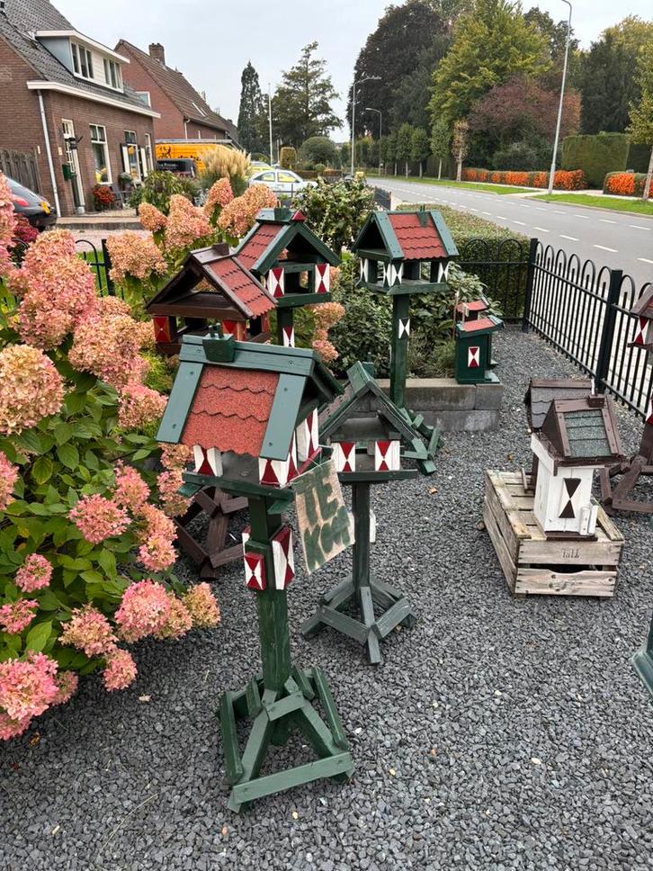 Handgemaakte vogelhuisjes met luikjes, Tuin en Terras, Vogelhuisjes en Vogelbaden, Nieuw, Ophalen