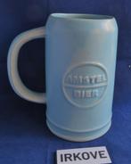 AMSTEL BIERPUL * RETRO Blauw *, Verzenden, Zo goed als nieuw, Bierglas