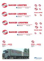 Vrachtauto decal 1:50 Bakker logistiek Zeewolde ( combi ), Hobby en Vrije tijd, Modelauto's | 1:50, Nieuw, Overige merken, Bus of Vrachtwagen